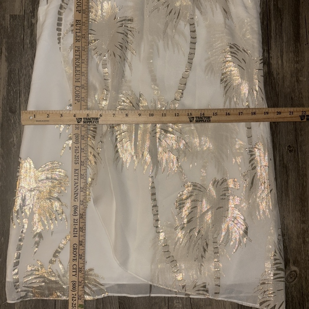 Lilly Pulitzer Calissa Palm Tree Silk Dress XS - Picture 6 of 8